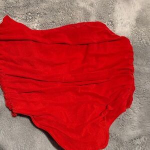 Steve Madden Bustier Strapless Corset Top with Zipper